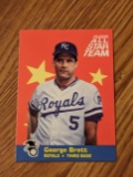 1986 Fleer #3 George Brett Fleer All-Star Team