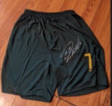 Autographed Cristiano Ronaldo short with coa