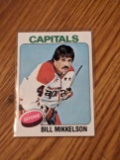 1975-76 Topps Capitals Hockey Card #207 Bill Mikkelson