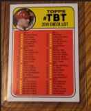 2019 Topps TBT CHECKLIST Throwback Thursday