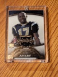 2008 Bowman Sterling Blue Jerseys 197/569 SP Donnie Avery #163