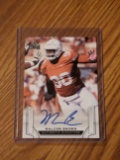 MALCOM BROWN 2015 LEAF DRAFT ROOKIE CARD AUTO #BA-MB2