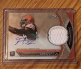 2011 Bowman Sterling Auto Relics Greg Little #BSAR-GL Rookie Auto RC