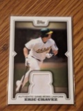 Eric Chavez patch 2008 Topps tr-ec