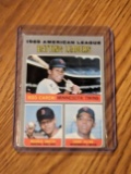 1969 Topps AL Batting Leaders #62 Rod Carew Reggie Smith Tony Oliva