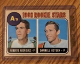 1968 Topps Roberto Rodriguez Darrell Osteen #199 Rookie RC Set Break