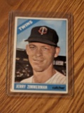1966 Topps #73 Jerry Zimmerman Minnesota Twins Vintage Baseball Card