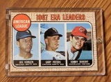 1968 TOPPS #8 1967 AL ERA LEADERS JOE HORLEN - GARY PETERS - SONNY SIEBERT