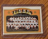 1972 DETROIT TIGERS TOPPS TEAM #487 VINTAGE BASEBALL CARD