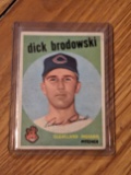 1959 Topps #371 Dick Brodowski Cleveland Indians Vintage Baseball Card