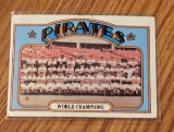 VINTAGE 1972 TOPPS PITTSBURGH PIRATES #1