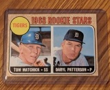 1968 TOPPS #113 TOM MATCHICK & DARYL PATTERSON TIGERS