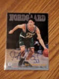 1996 NBA Rookies RC Jeff Nordgaard Basketball Score Board N43 Classic #76