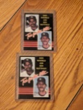 x2 lot both being 1985 Donruss #651 Two for the Title Dave Winfield - Don Mattingly's