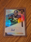 green holo 358/499 SP  Deandre Baker 2019 Panini Donruss Elite AUTO Giants RC Rookie #RA-DB
