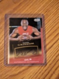 2015 Sage Hit Auto Red Geneo Grissom #A58 Rookie Auto RC