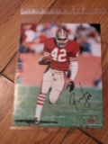 Ronnie Lott Signed 8x10 Photo w/coa