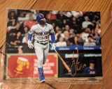 Francisco Lindor Signed 8X10 Photo w/coa