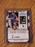 2020 Contenders Draft Picks Isaiah Moss Game Ticket Auto Kansas