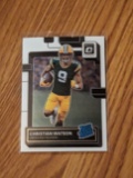 2022 Panini Donruss Optic 219 Christian Watson Rated Rookie