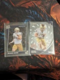x2 Michael Mayer (Acetate)clear rookie lot See pictures