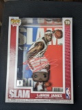Lebron james autographed funko action figure with coa