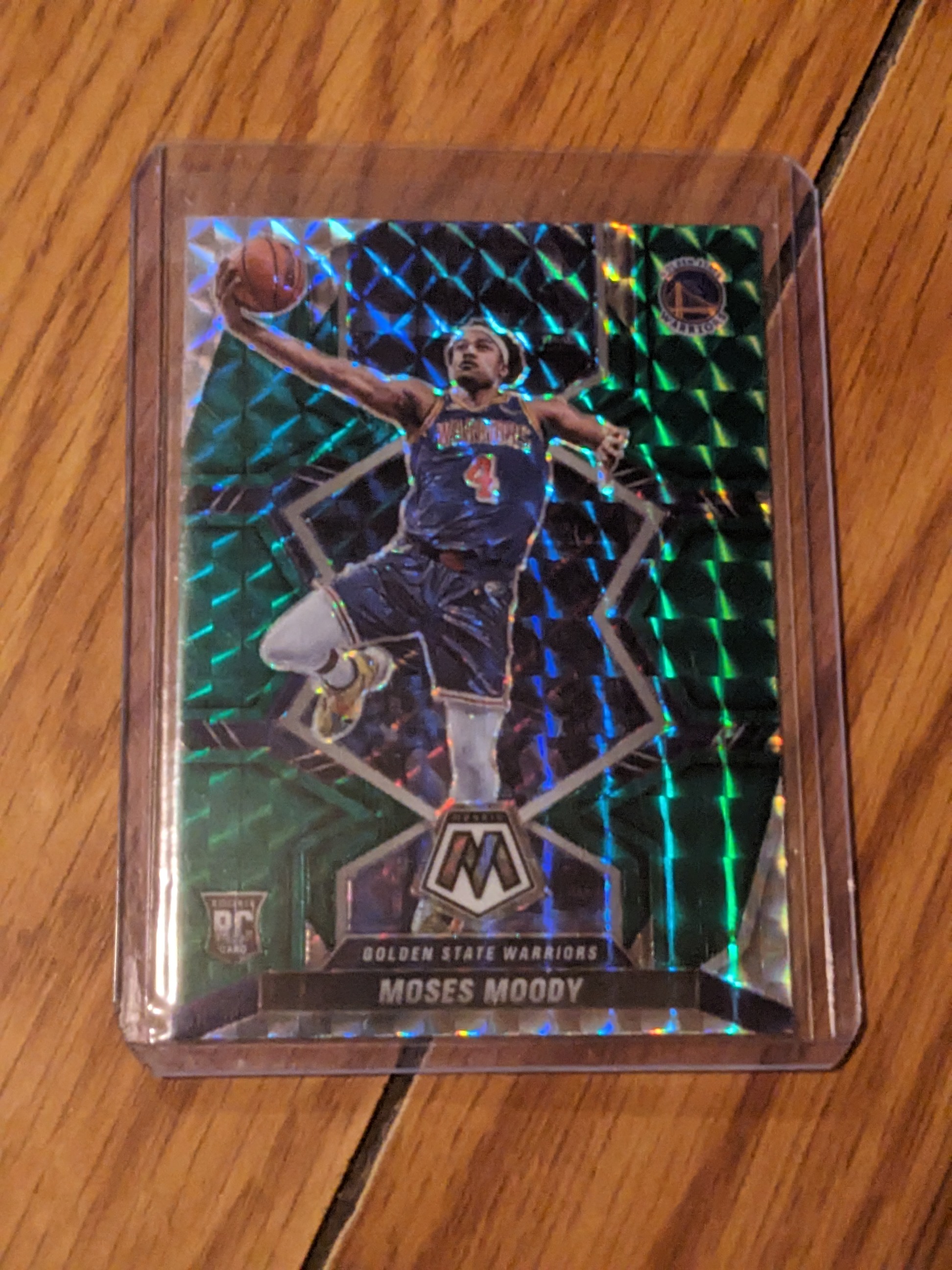 2021-22 Mosaic Moses Moody Green Prizm Rookie | Proxibid