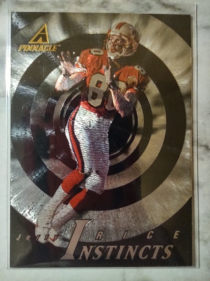 1997 Pinnacle Jerry Rice Instincts Trophy Collection SP # 90