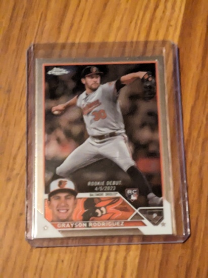 2023 Topps Chrome Update Grayson Rodriguez Rookie Card RC