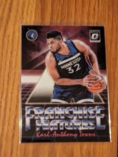 2018-19 Donruss Optic Franchise Features Purple Karl-Anthony Towns #18