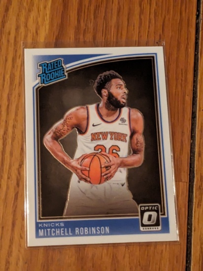 2018-19 Panini Donruss Optic Mitchell Robinson Rated Rookie RC #163 Knicks