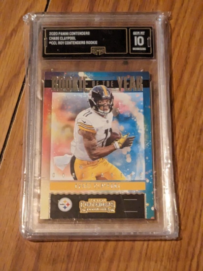 Chase Claypool 2020 Panini Contenders GEM MT 10 GRADED rookie of the year SP Pittsburgh Steelers