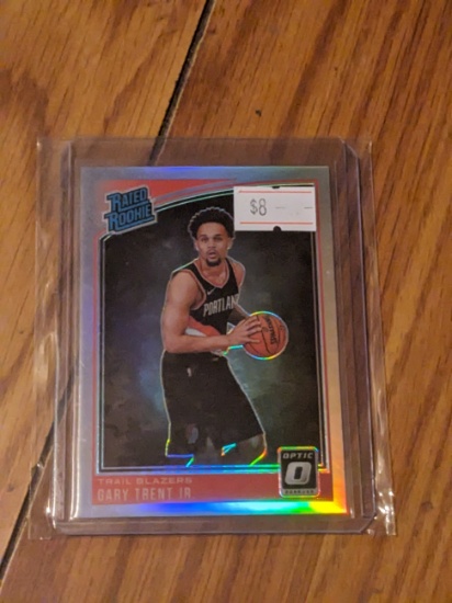 Gary Trent JR 2018 Donruss Rated Rookie silver prizm