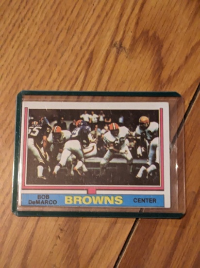 1974 Topps Football Bob DeMarco Cleveland Browns #491