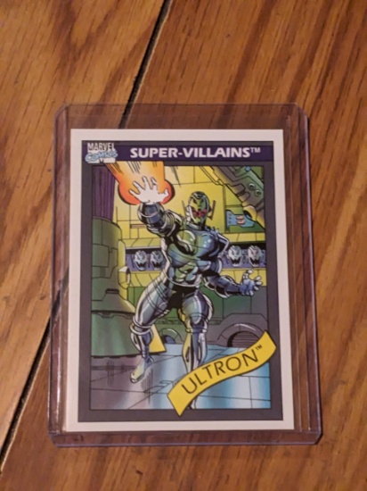 1990 IMPEL MARVEL Comics Super Villains Card Ultron #61