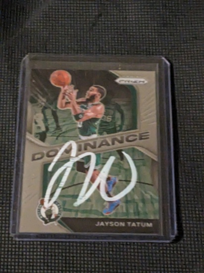 Jayson Tatum autographed card w/coa