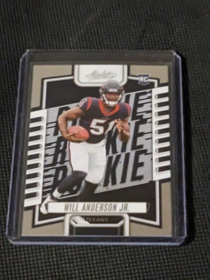 2023 Absolute Football RC Will Anderson Jr. #103 Houston Texans ROY