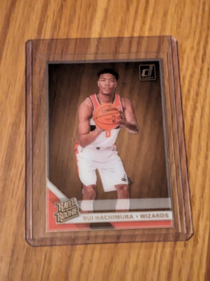 2019-20 Panini Clearly Donruss Rui Hachimura Rated Rookie RC Acetate #58 Wizards