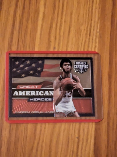 2014-15 Totally Certified Great American Heroes #30 Kareem Abdul-Jabbar
