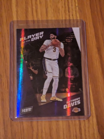 2021-22 Panini Player Of The Day Anthony Davis Moon Lava