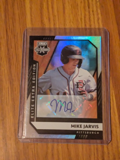 2021 Panini Elite Extra Edition Mike Jarvis Prospect Auto 115 Pittsburgh Pirates