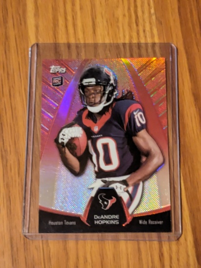 2013 Topps Holiday Mega Red Silver DeAndre Hopkins RC Houston Texans #MBC-DH