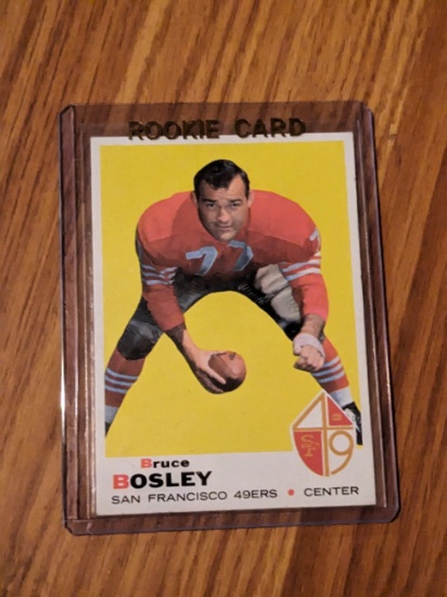 1969 Topps Vintage Football Card #157 BRUCE BOSLEY San Francisco 49ERS