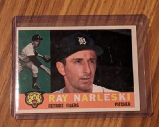 1960 Topps #161 Ray Narleski Vintage Detroit Tigers Baseball Card