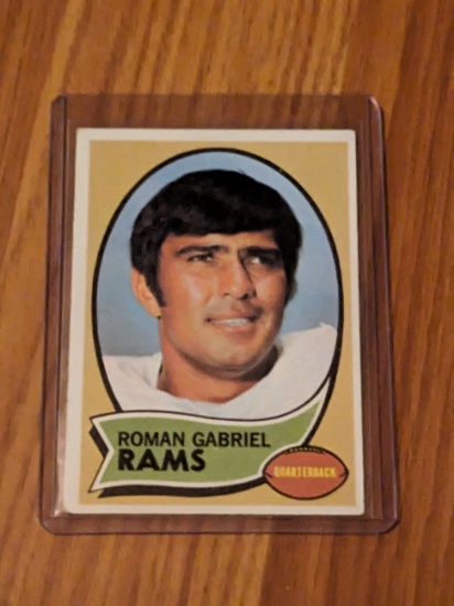 Roman Gabriel-Los Angeles Rams- 1970 Topps Football Card #100