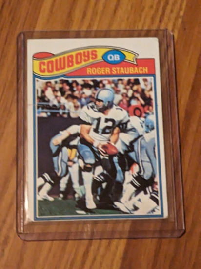 1977 Topps #45 Roger Staubach NFL Football Card HOF