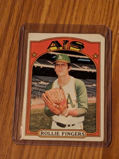 1972 Topps #241 Rollie Fingers Oakland Athletics Vintage Baseball Card