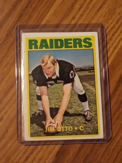 JIM OTTO 1972 Topps Football Vintage Card #86 RAIDERS
