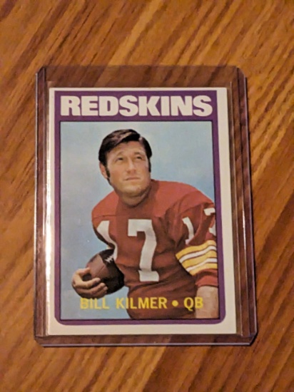 Bill Kilmer 1972 Topps Football Card #18 WASHINGTON REDSKINS VINTAGE NFL