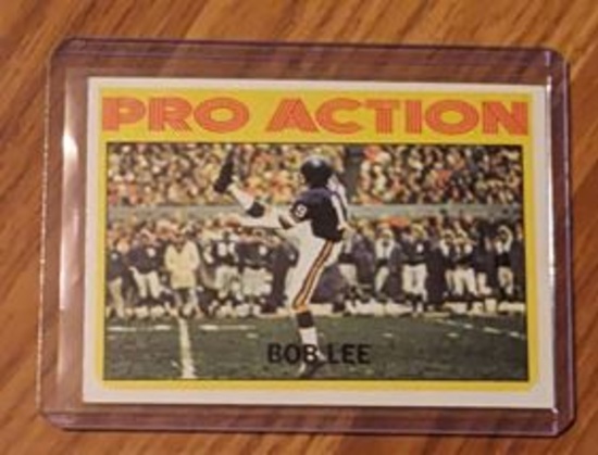 1972 Topps #258 Vintage Bob Lee Pro Action Minnesota Vikings